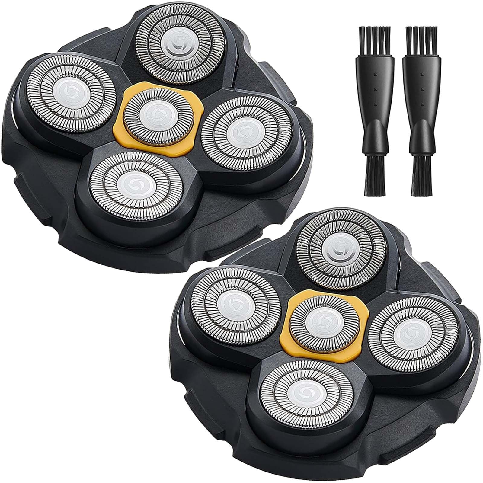 Head Shaver Replacement Heads for Microtouch Titanium Head Shaver MTTTBHS