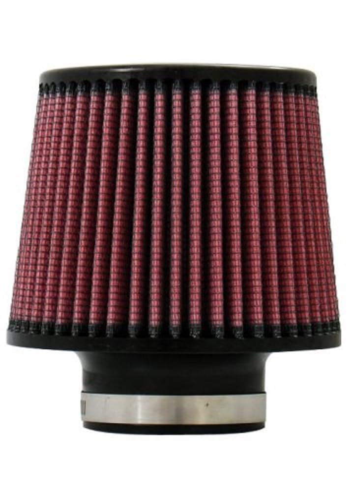 Injen X1013BR 8-Layer Oiled Cotton Gauze Air Filter (Black/Red)