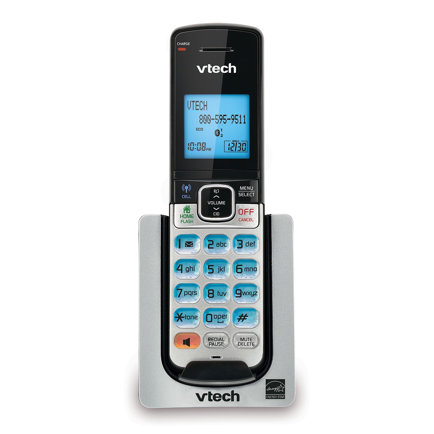 VTech DS6621-2 DECT 6.0 Connect-to-Cell 2-Handset Cordless Phone System