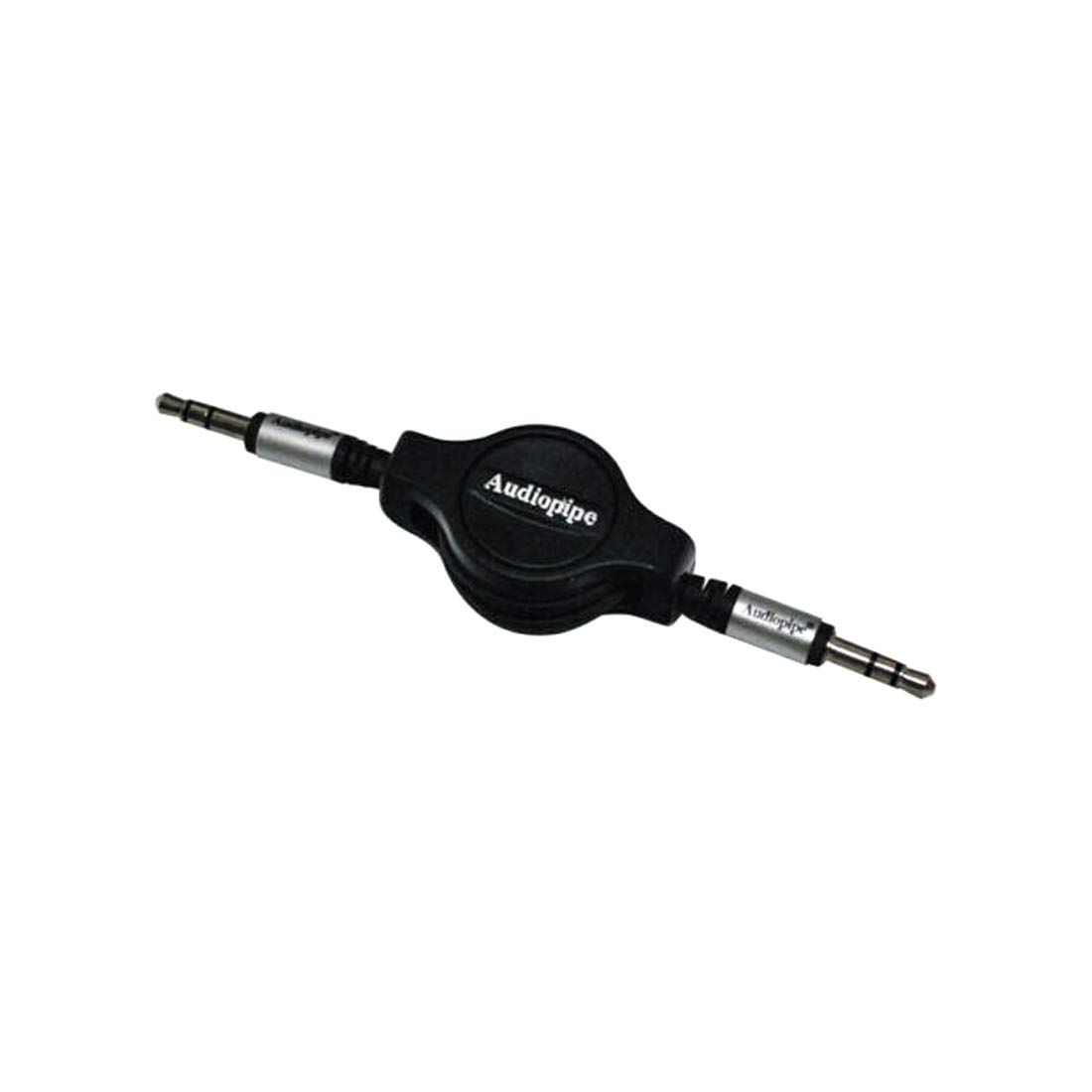 Audiopipe AIQR35353 3ft Retractable 3.5 to 3.5 Jack Plug