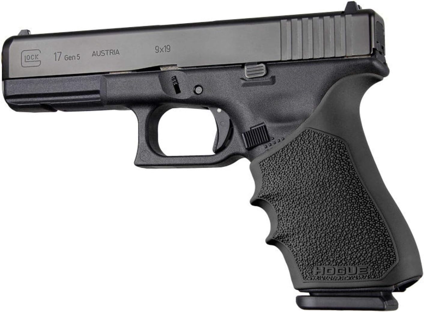 Hogue HandAll Beavertail Rubber Grip for Glock 17, 19X, 22 (Gen 1, 2 & 5)