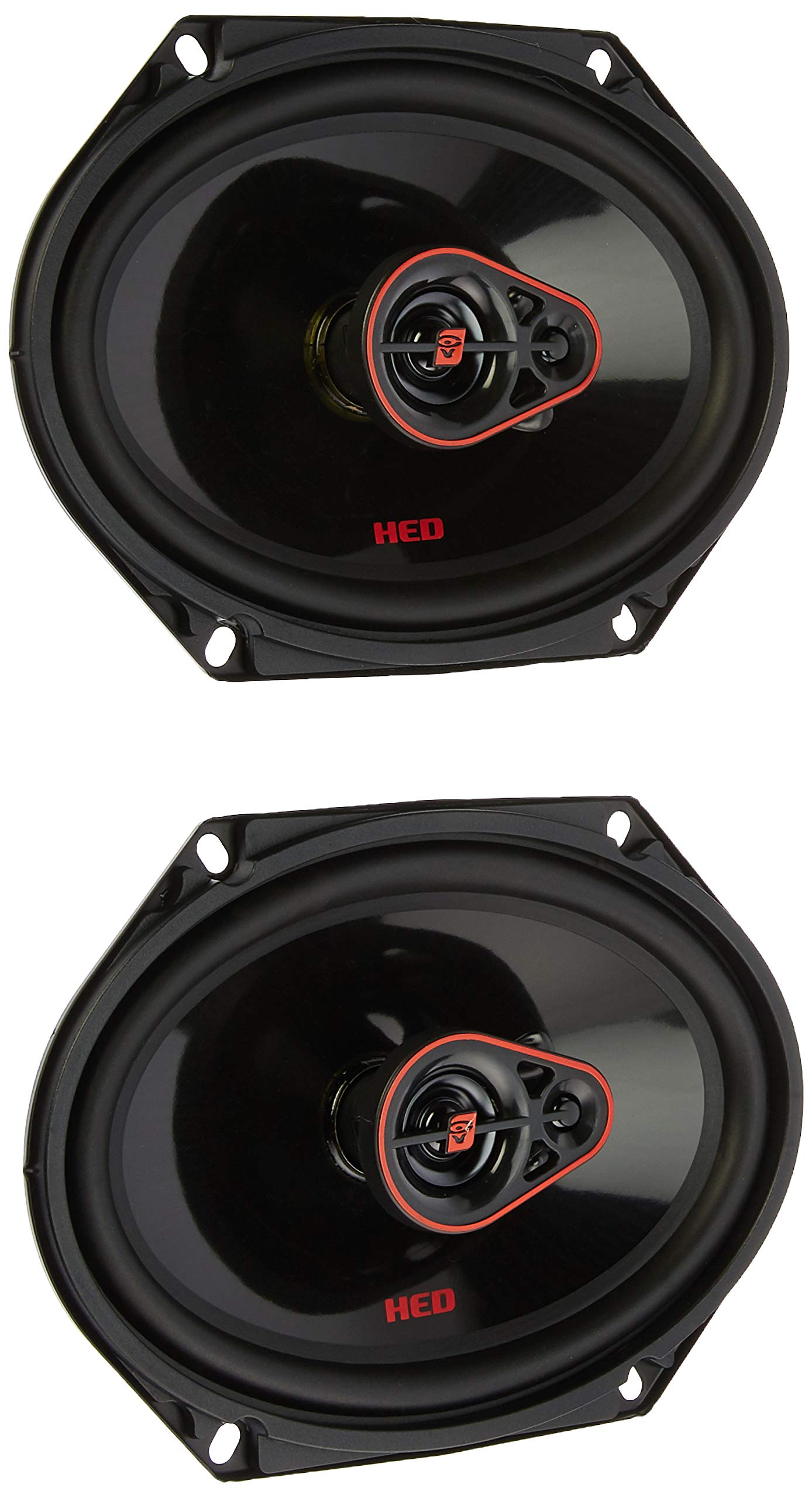 Cerwin Vega H7683 HED 6"X 8" 3-way coaxial speaker set - 360W MAX / 55W RMS