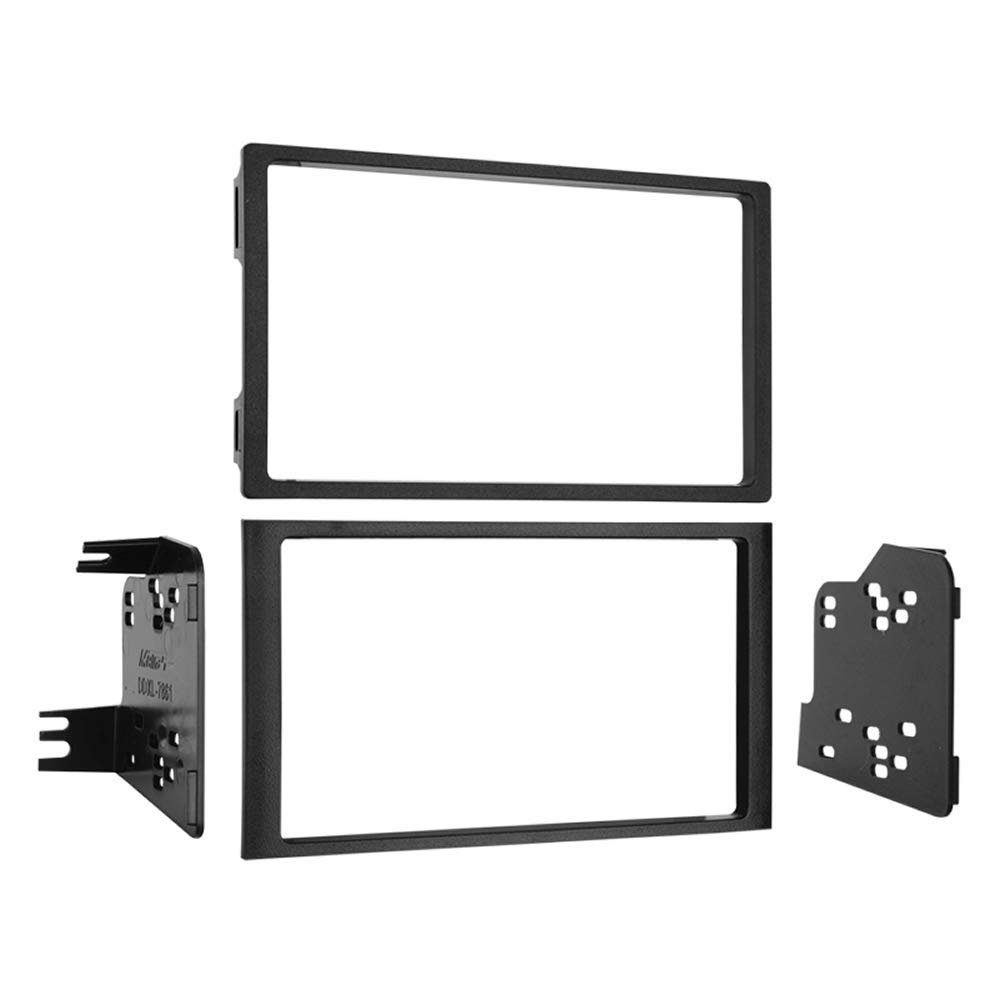 Metra Electronics 95-7861 Double DIN Installation Dash Kit for 2003-2008 Honda Pilot, Black