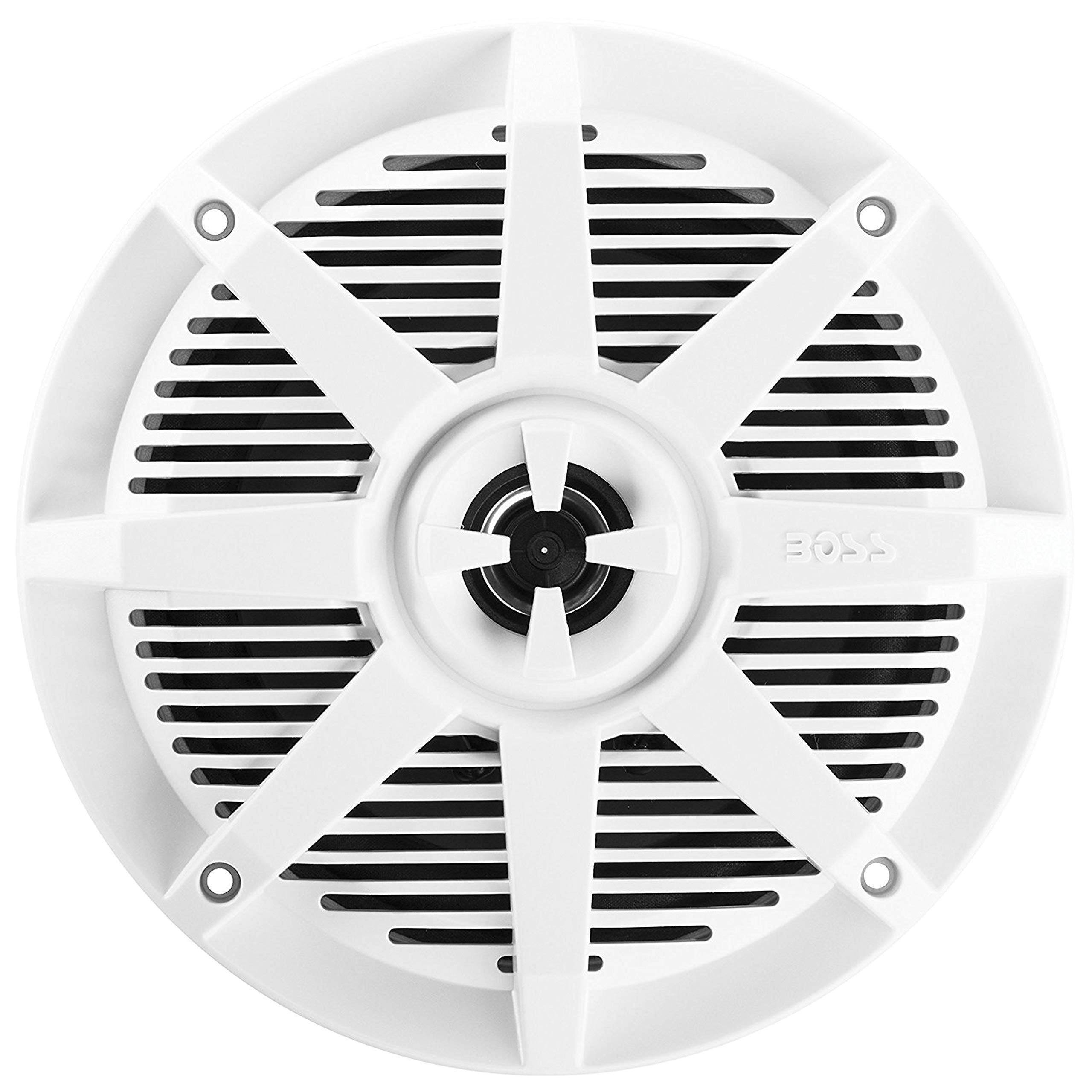Boss MR62W 6.5" 2-Way Coaxial Marine Speaker 200W White