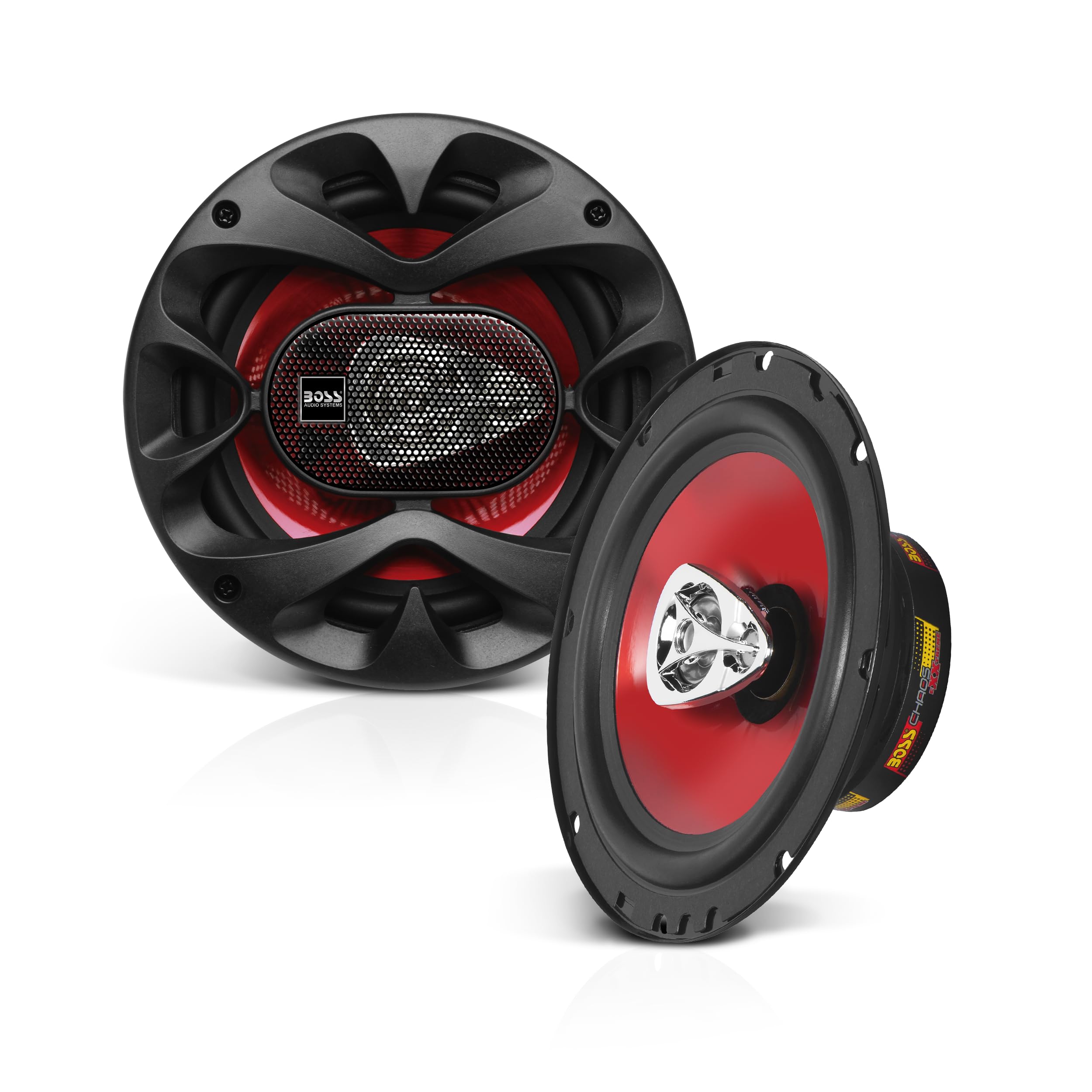 Boss CH6530 6.5" Speaker 3-Way red poly injection cone