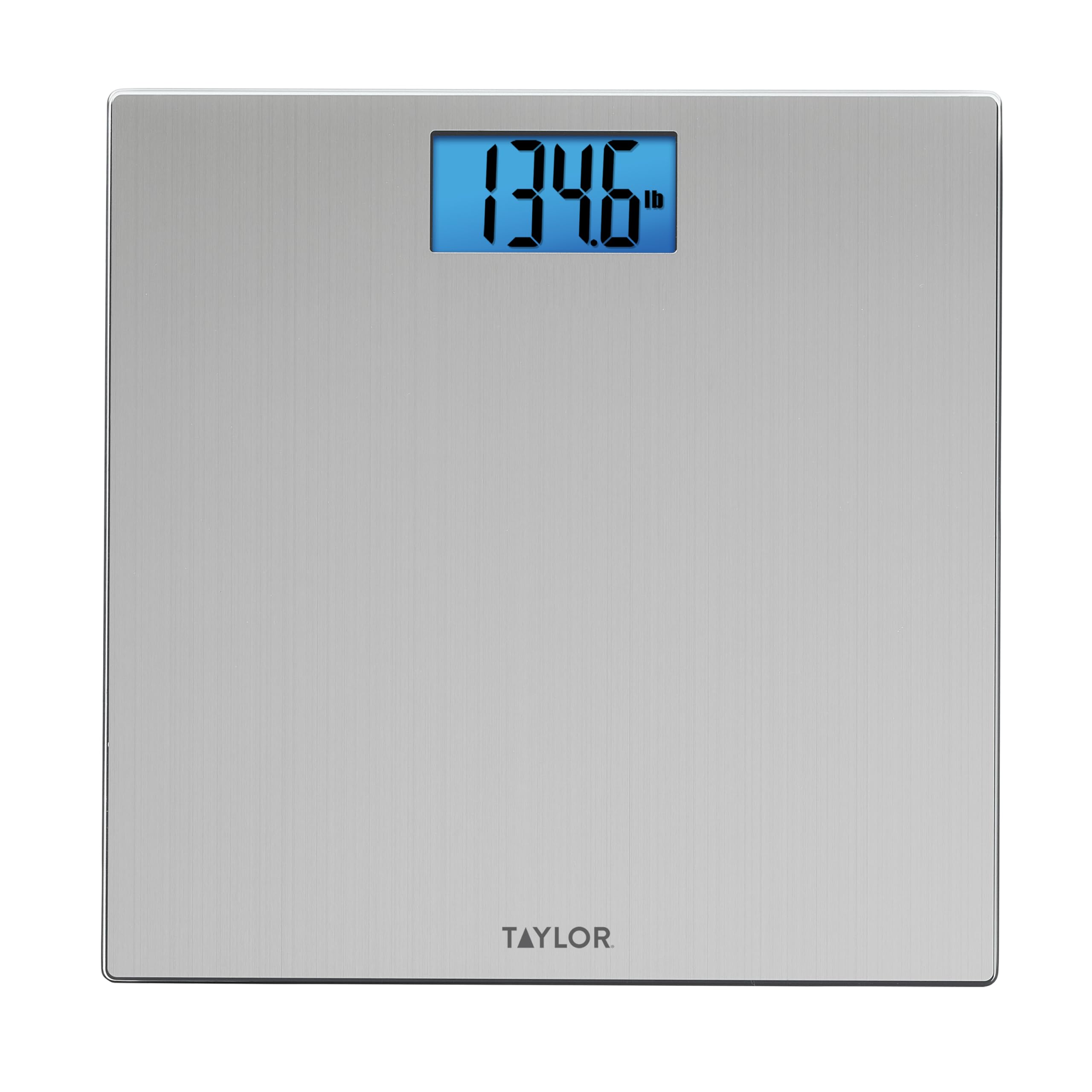 Taylor Precision Prod. 74074102 Easy-to-Read 400lb S.Steel Bathroom Scale
