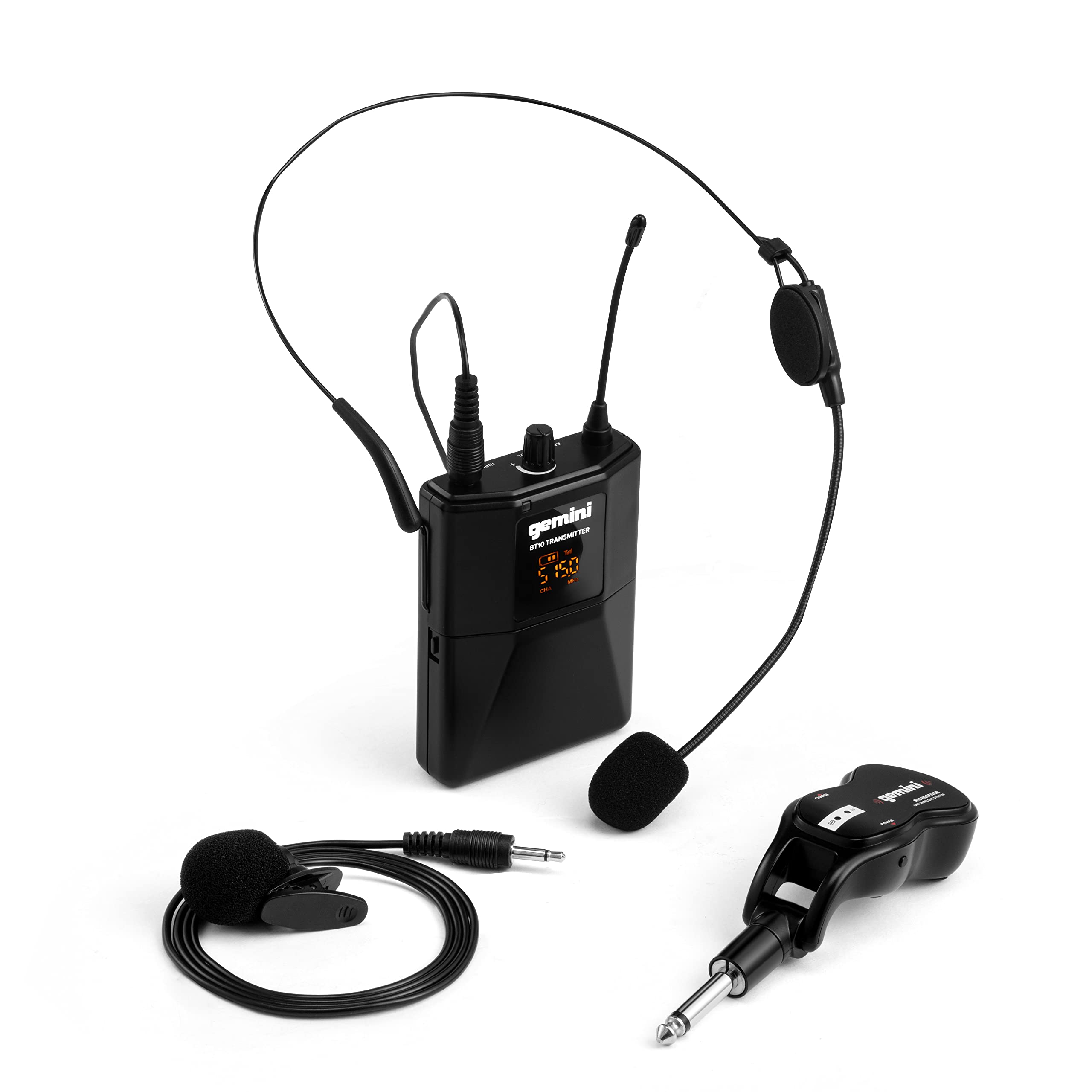 Gemini GMU-HSL100 UHF High-Band Single-Channel Mic System w/Selectable Freq