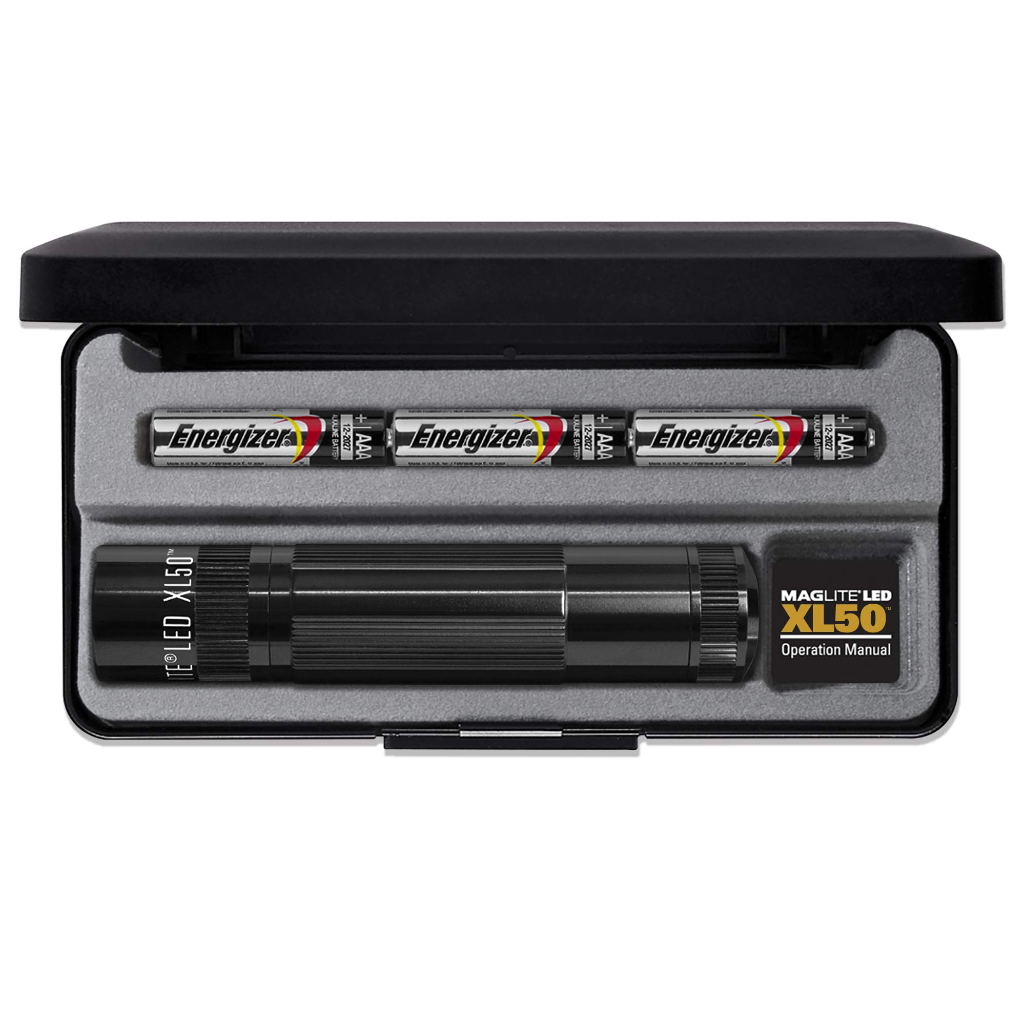 MAGLITE XL50S3017 LED 3-Cell AAA Flashlight  Black