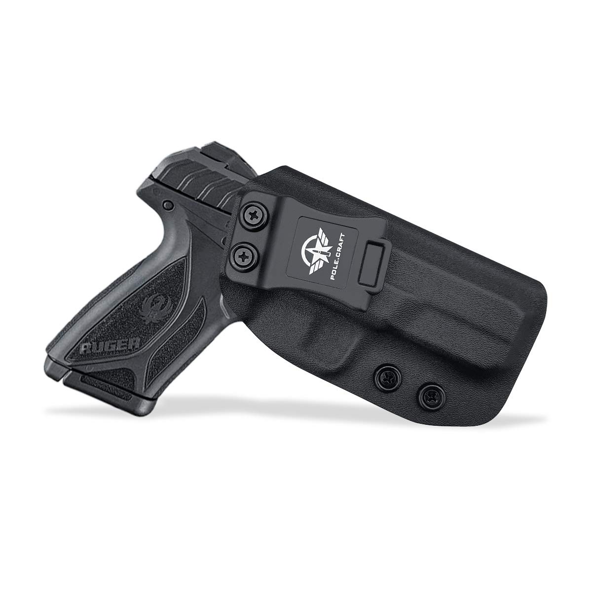 Security 9 Holster IWB Kydex Holster Fit: Security-9 Pistol Case - Inside Waistband Carry - (Black, Right Hand Draw)