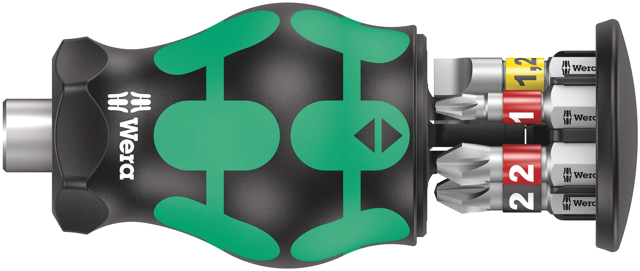 Wera 05008874001 Kraftform Kompakt Stubby magazine 2, 6 pieces