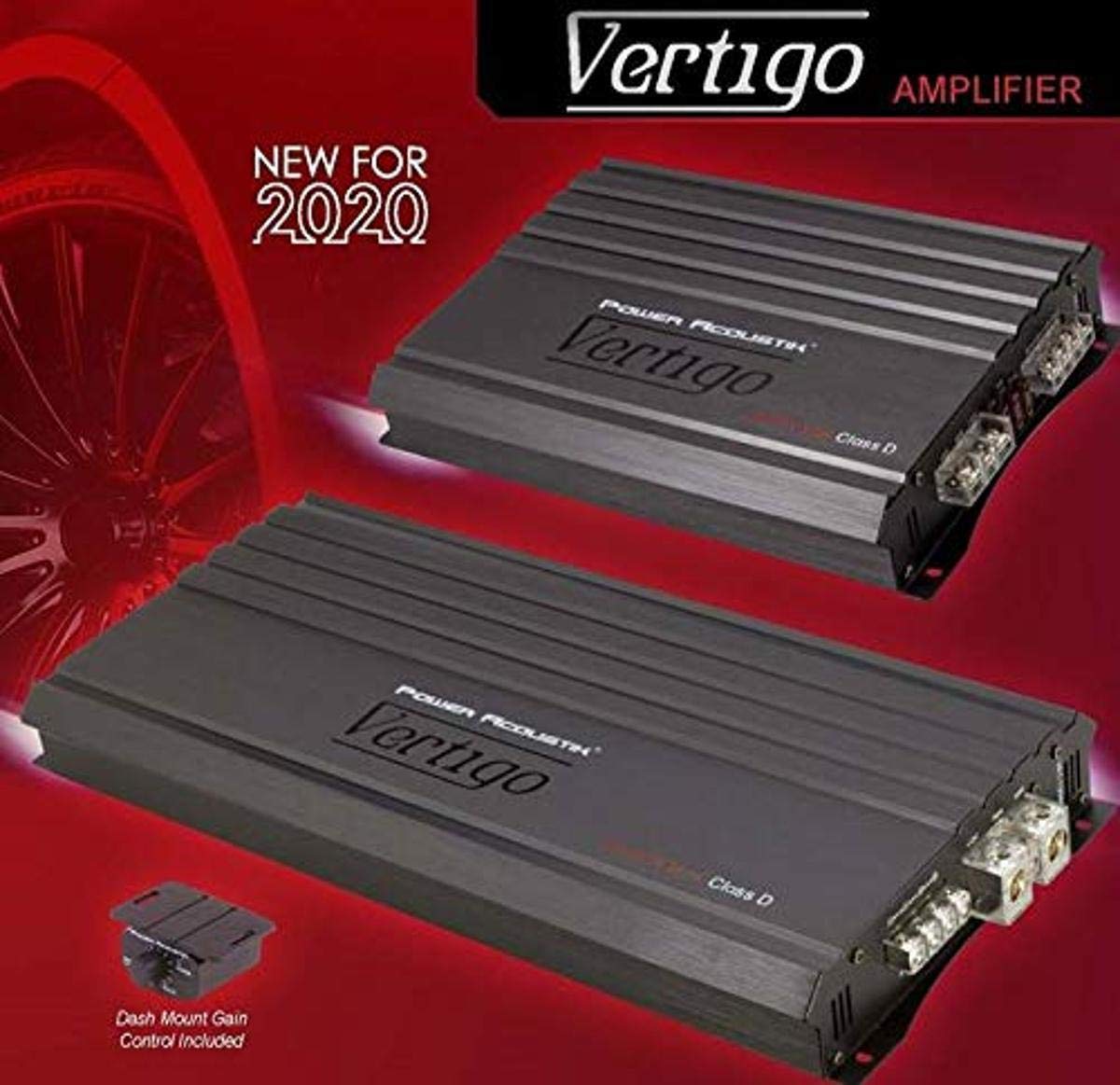 Power Acoustik VA41800D Vertigo Series 4 Channel Amplifier 1800W Max