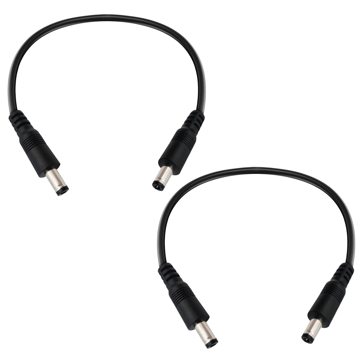DC5.5x2.1mm 12V Male to Male Cable 18AWG Male to Male Extension Cable 1ft