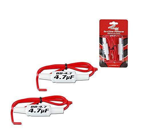 Audiopipe BB4.7 Bass Blocker 4.7 uf In line Pair for Large Tweeters