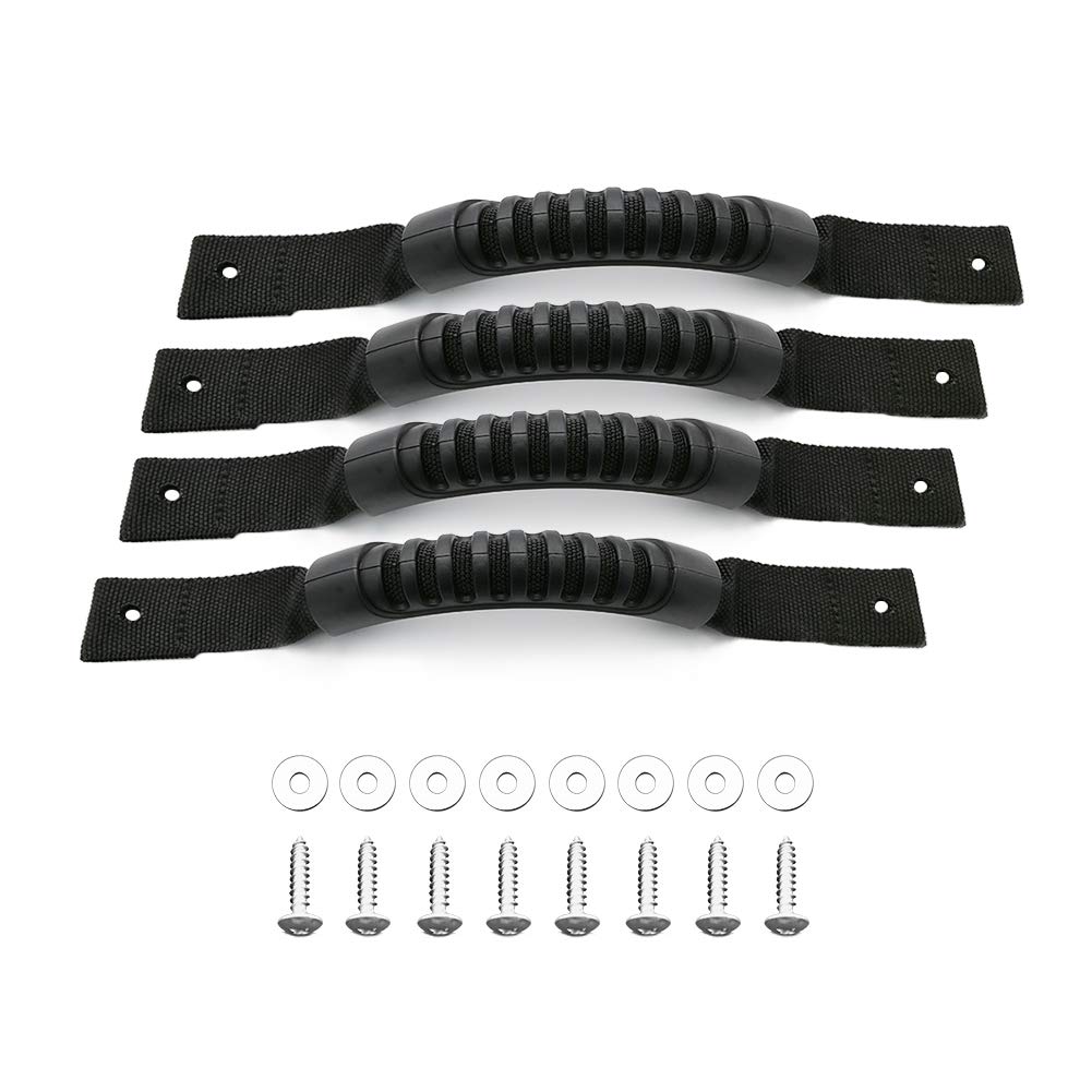 CLIO 4 Pack Kayak Carry Handles for Ocean Perception Water Outdoor Sport Canoe Boat Kayak with Screws