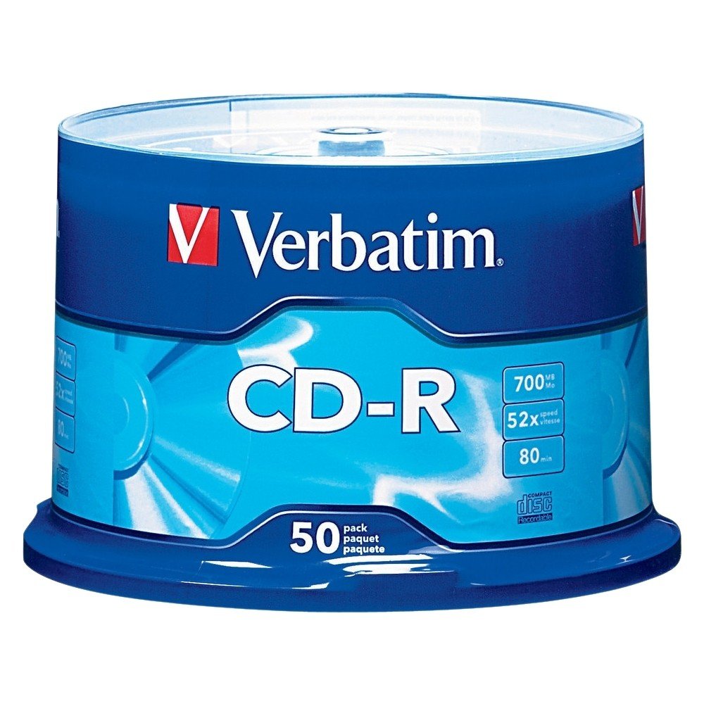 Verbatim 94691 700MB 80-Minute 52x CD-Rs (50-ct Spindle)