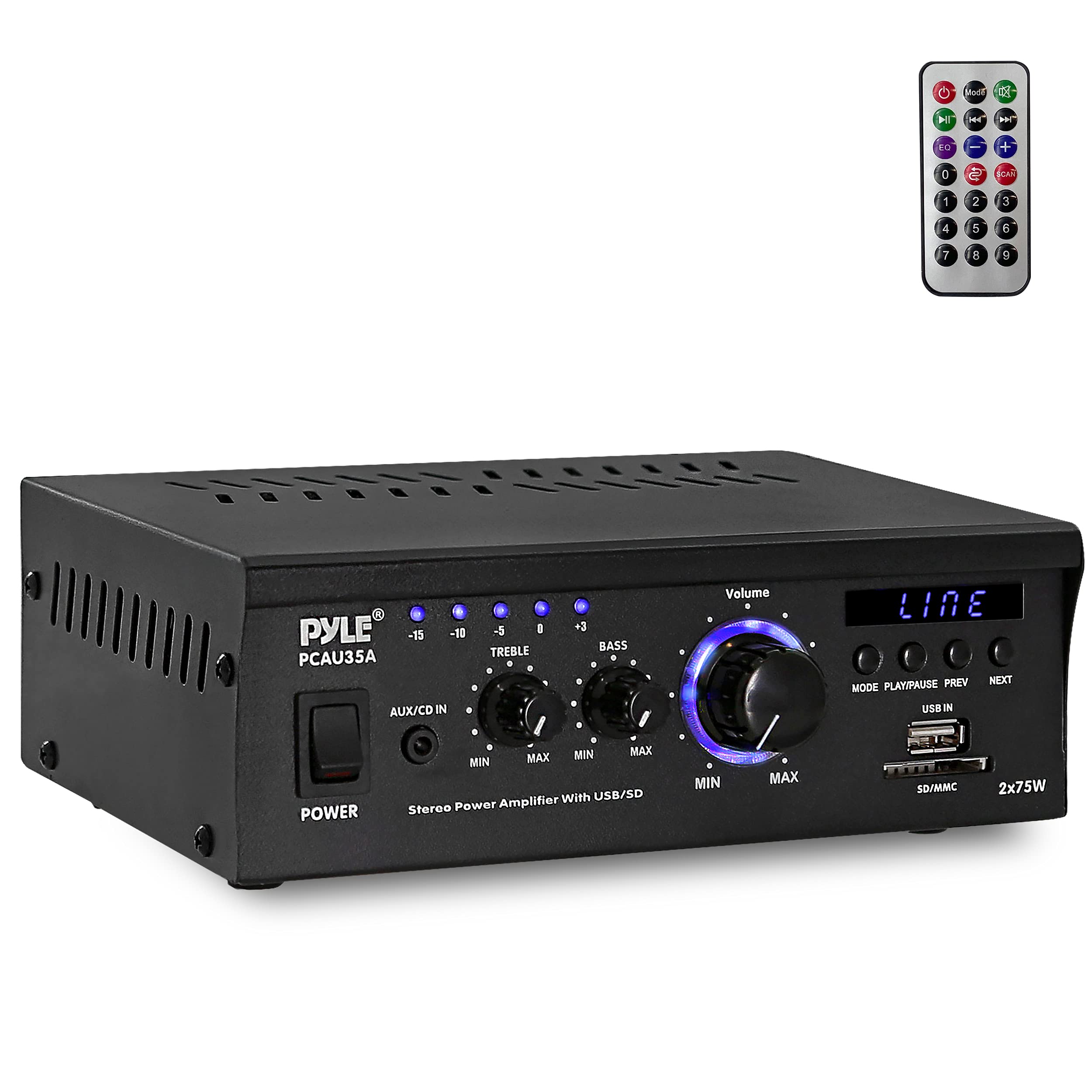 Pyle PCAU35A mini 2CH amplifier with USB