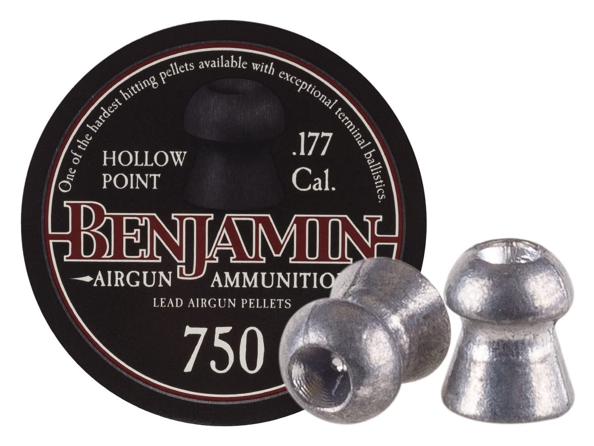 Benjamin 14020 Hollow Point Pellet.177 Caliber 7.9 Grain 750 Count