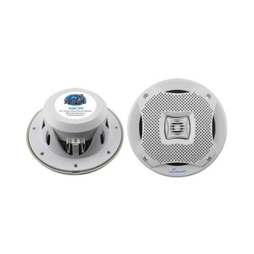 Lanzar AQ6CXW 6.5'' 400 Watts 2 Way White Marine Speaker pair