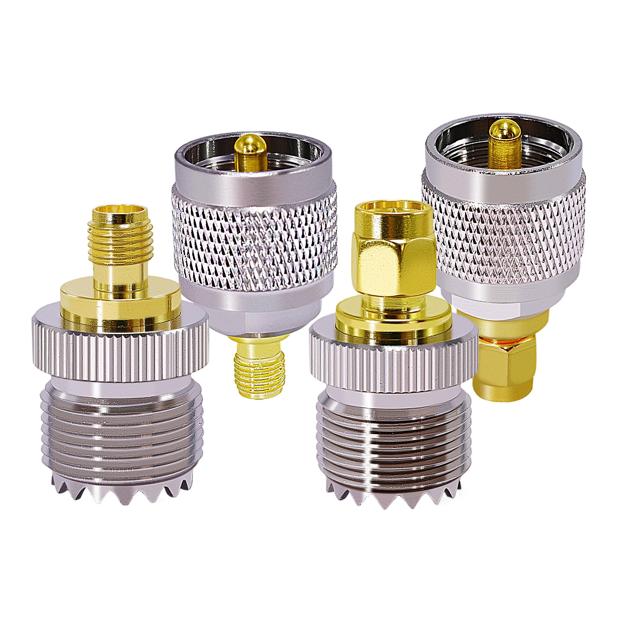 CNARIO SMA to UHF Antenna Adapter, SMA to PL259 SO239 UHF, Ham Radio Kits