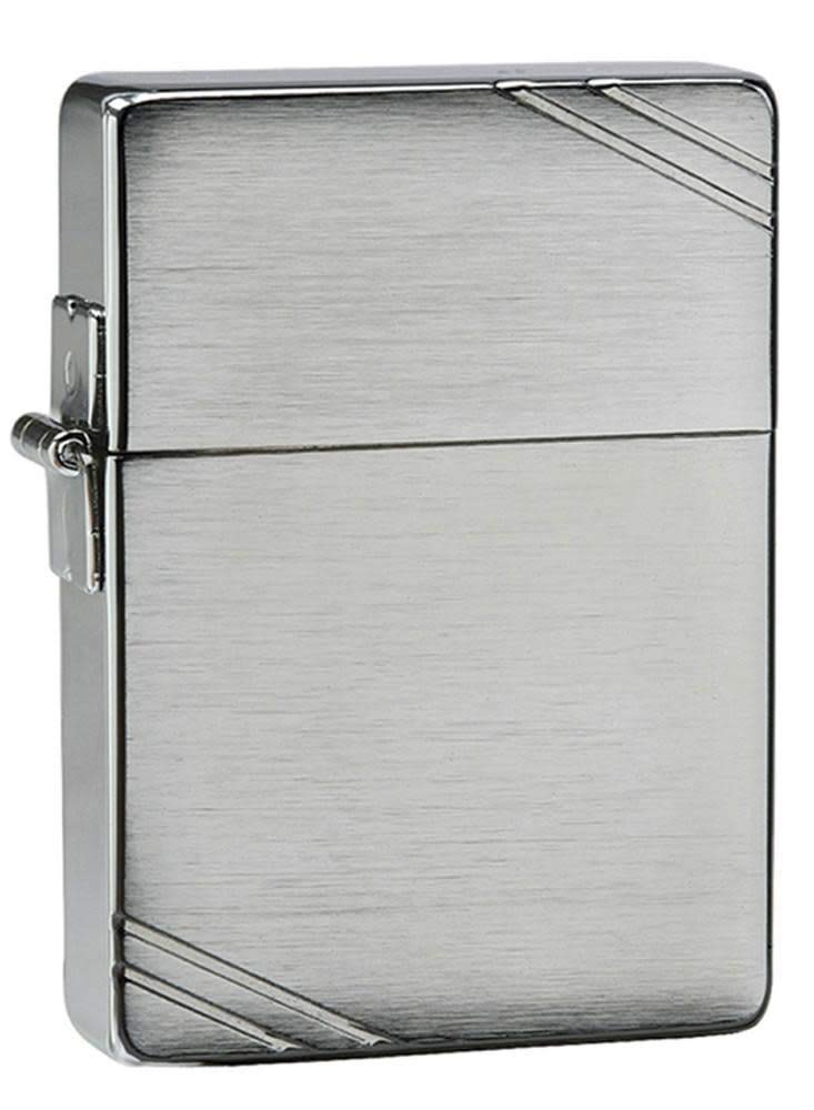 Zippo 1935Z *1935* Windproof Lighter 1935 Replica w/Slashes,Brushed Chrome