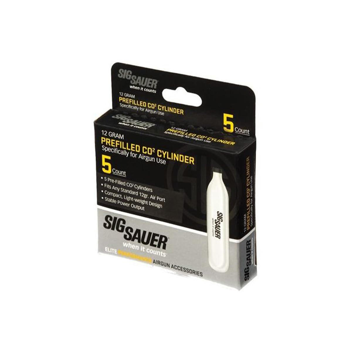 Sig Sauer AC125 12 Gram CO2 Cylinders (5 count)
