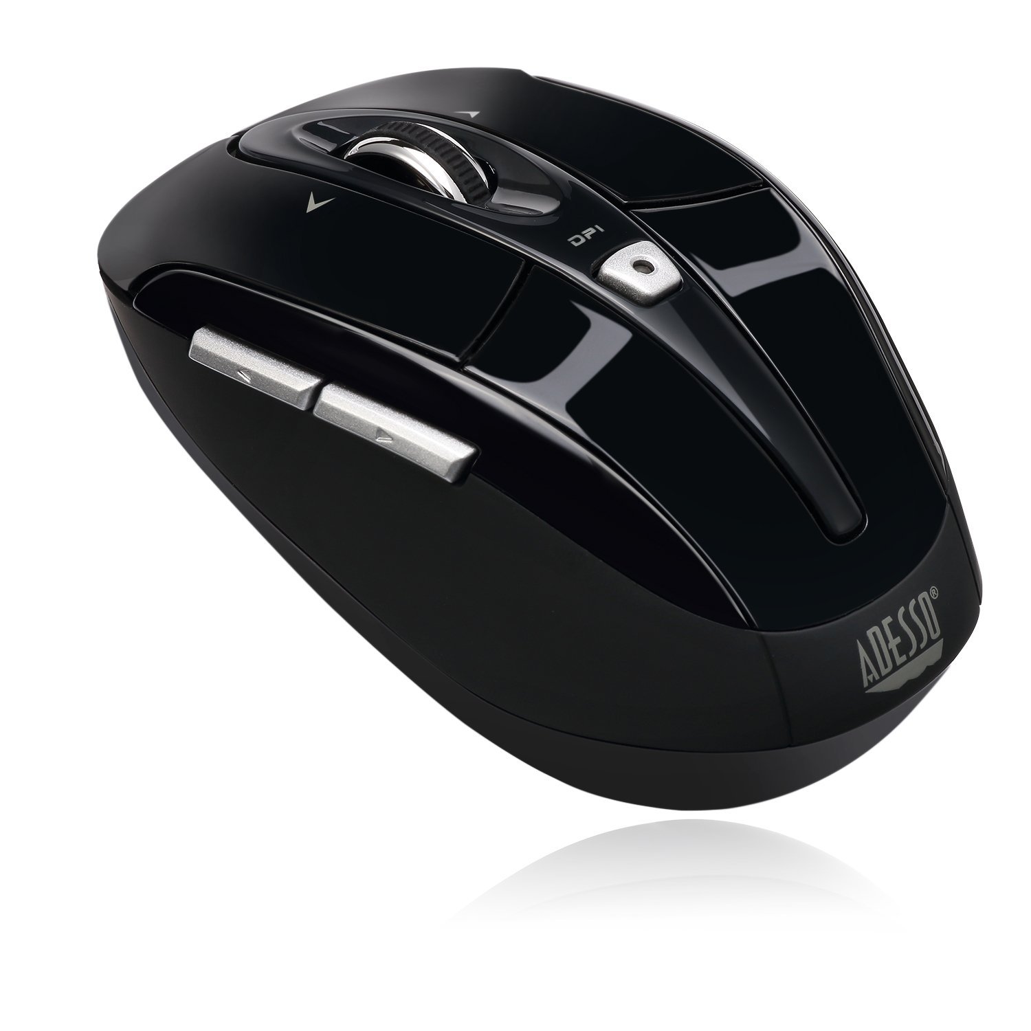 Adesso IMOUSE S60B iMouse S60 2.4 GHz Wireless Programmable Nano Mouse (Black)