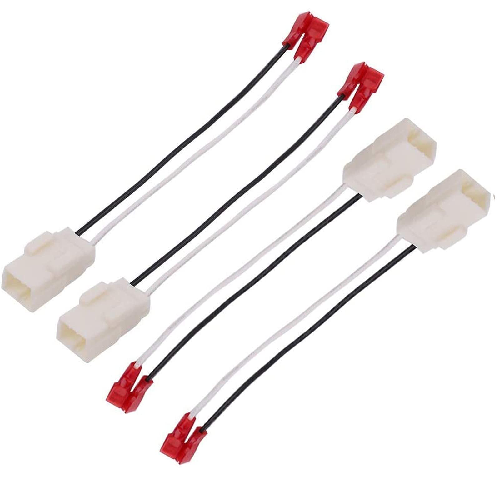 4 Pack 72-6514 Speaker Wire Harness Adapter Compatible with Jeep Chrysler