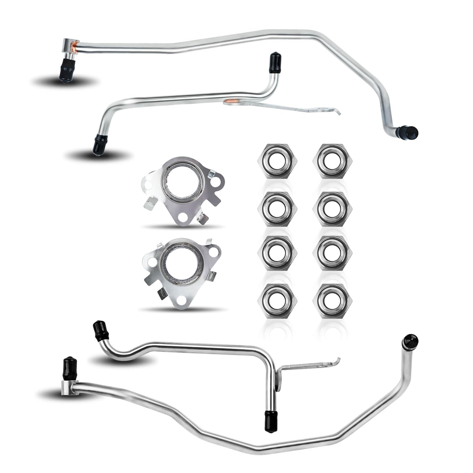 ZAIGANMA 926-186 926-187 Turbo Coolant Line Kit Driver & Passenger Side for 2011 2012 2013 2014 2015 2016 Ford F150, 2015-2021 Transit 150/250/350/350 HD, 2015-2017 Ford Expedition, Lincoln Navigator