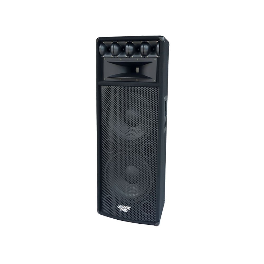Pyle PADH212 1600 Watt Dual 12" 7 Way Professional DJ Cabinet