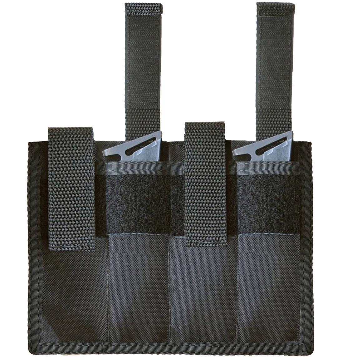 Tactical Pro Sports Quad Magazine Pouch for Ruger 22 MK1,Mk2,MK3, Browning Buckmark & Similar