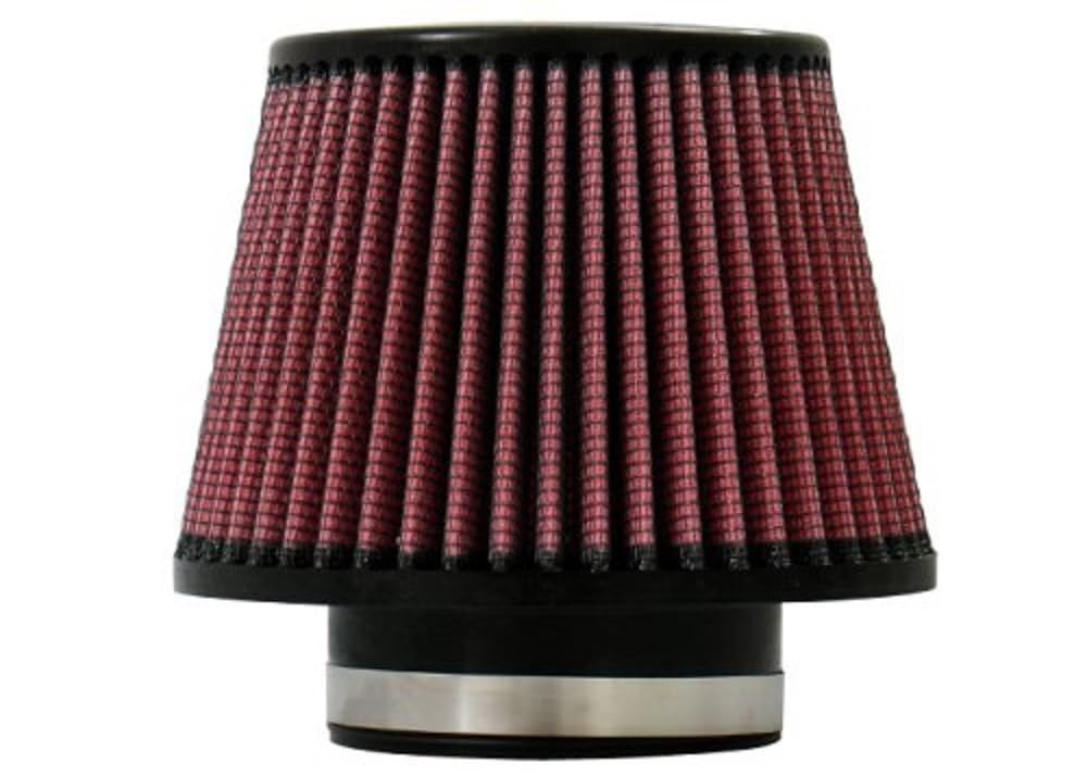 Injen X1015BR 8-Layer Oiled Cotton Gauze Air Filter (Black/Red)