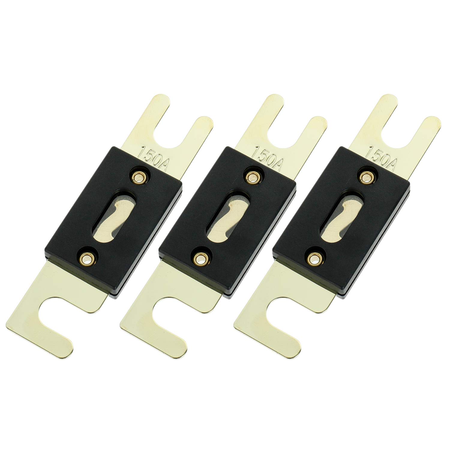 BOJACK 150 Amp 32 VDC ANL Blade Fuse for car Audio and Video System(Pack of 3)