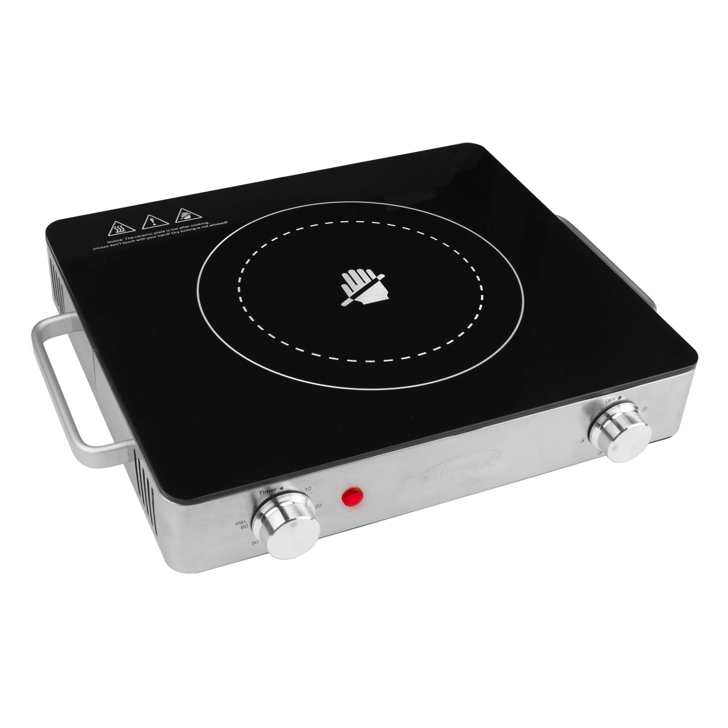 Brentwood Appliances TS-381 1,200W Single Infrared Electric Countertop Burner