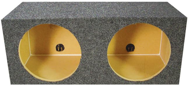 Q Power QMPSQ10E Dual 10" Heavy Duty Sealed Subwoofer Enclosure