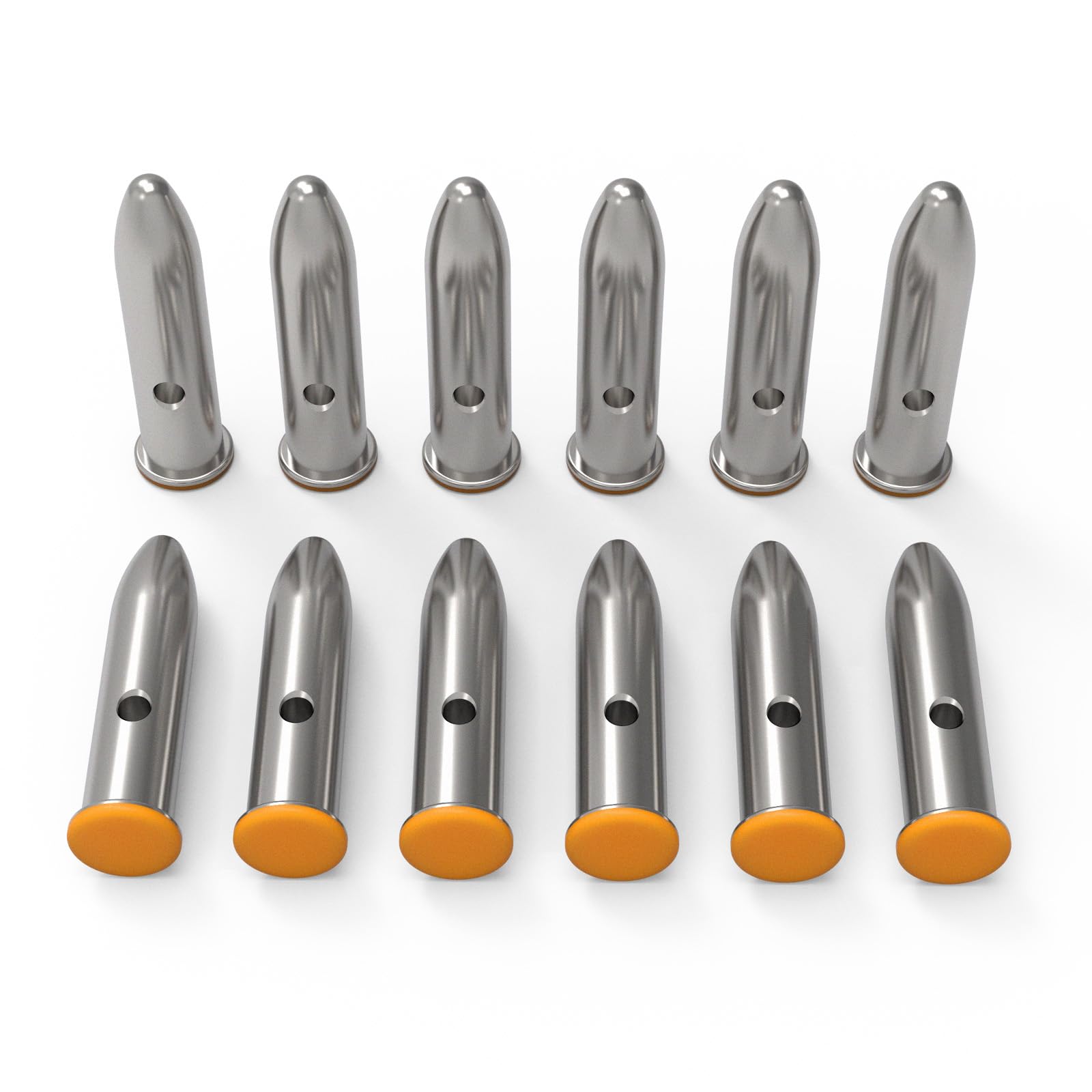 GORTAR 22LR Snap Caps Training Dummy Rounds Practice Safe Loading Firing Close to Real Weight, – 12 Pcs