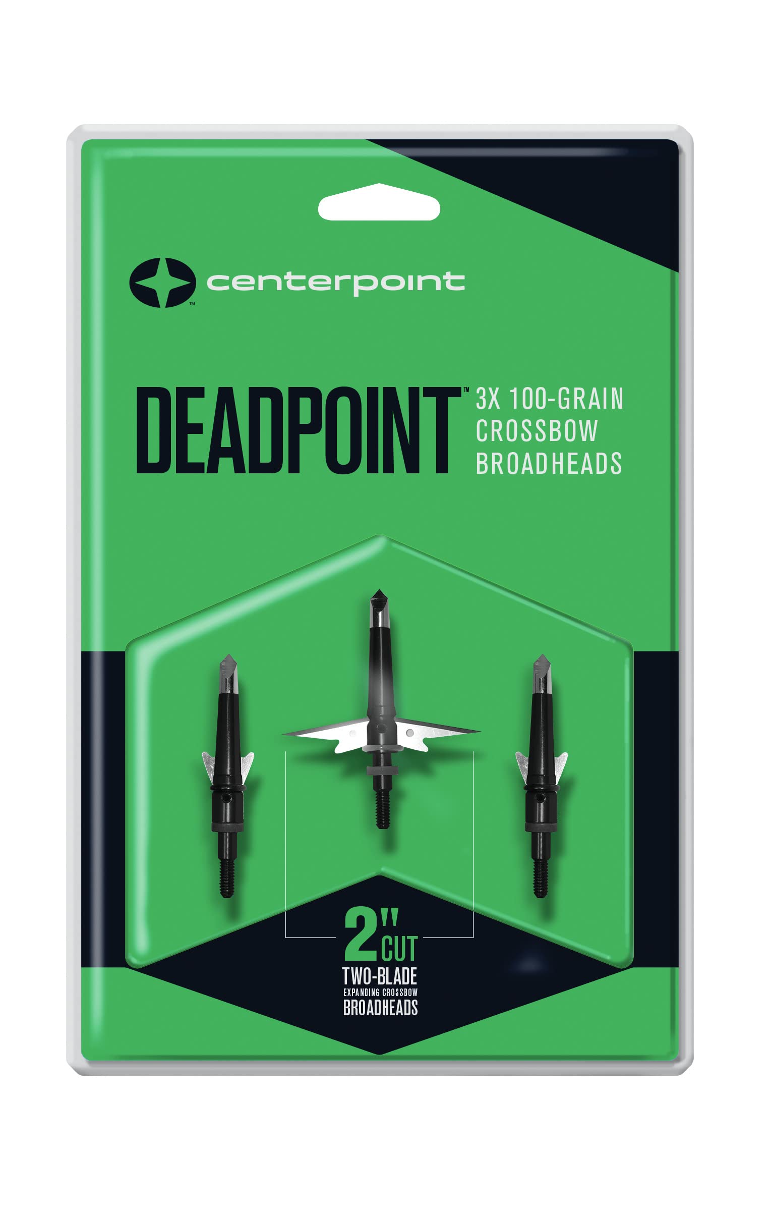 Center Point AXCPBH100 Deadpoint Broadheads (3 pack)