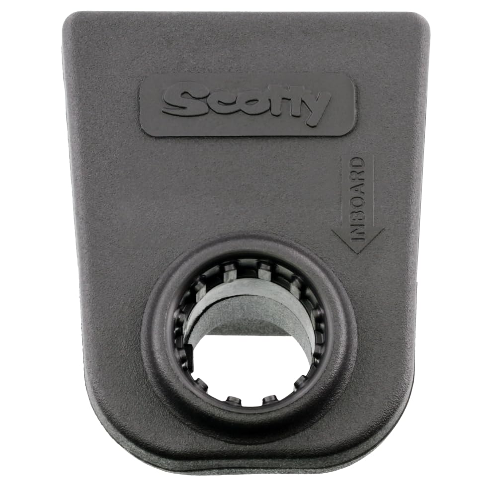 Scotty 0243BK 1-1/4 Rail Mounting Square Adapter