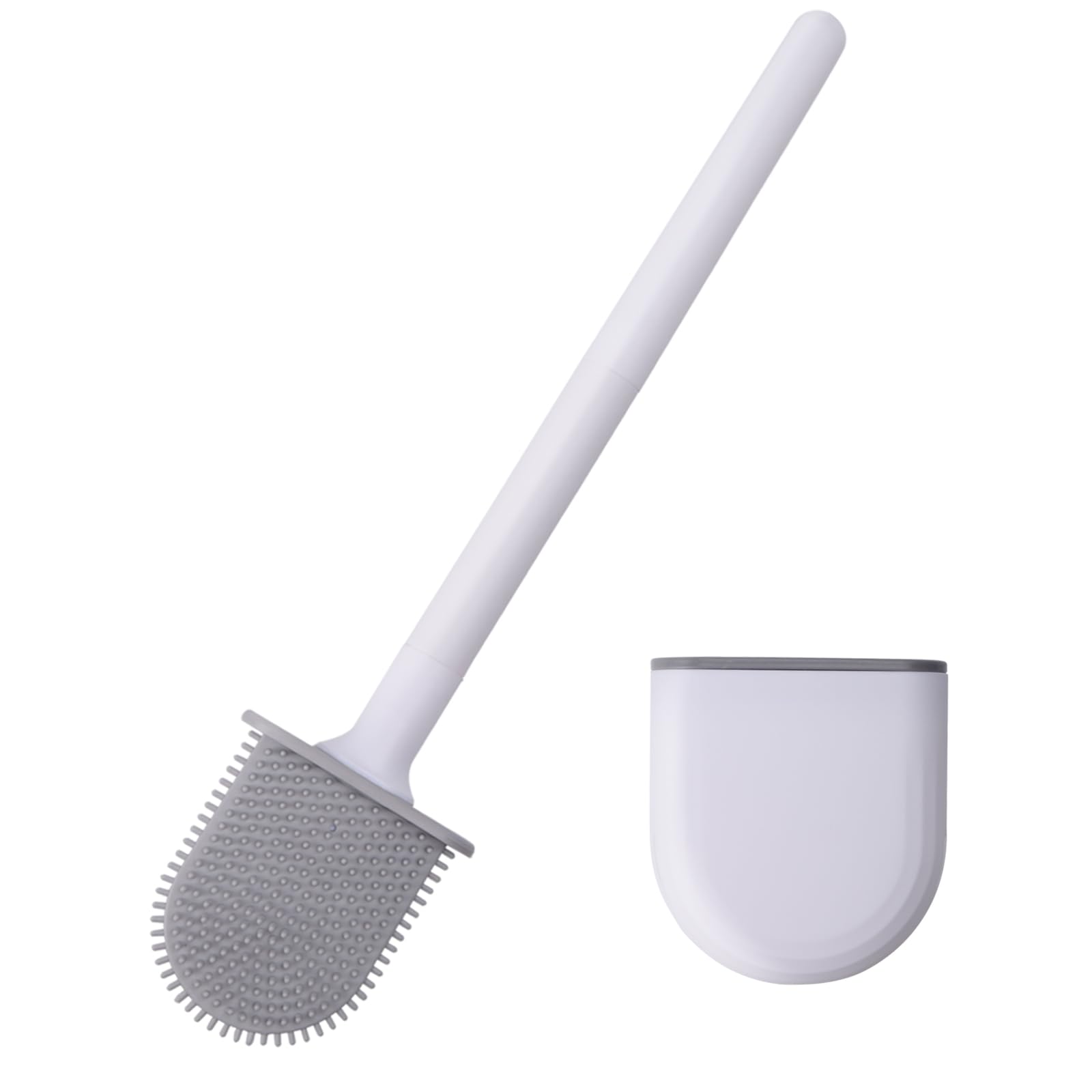 RV Toilet Bowl Brush, Toilet Brush Silicone Won't Damage Toilets, Wall Mounted Toilet Brush-Anti-Roll, Anti-Drip Design, Suitable for RV Travel Trailers and Campers, Made by RVers for RVers