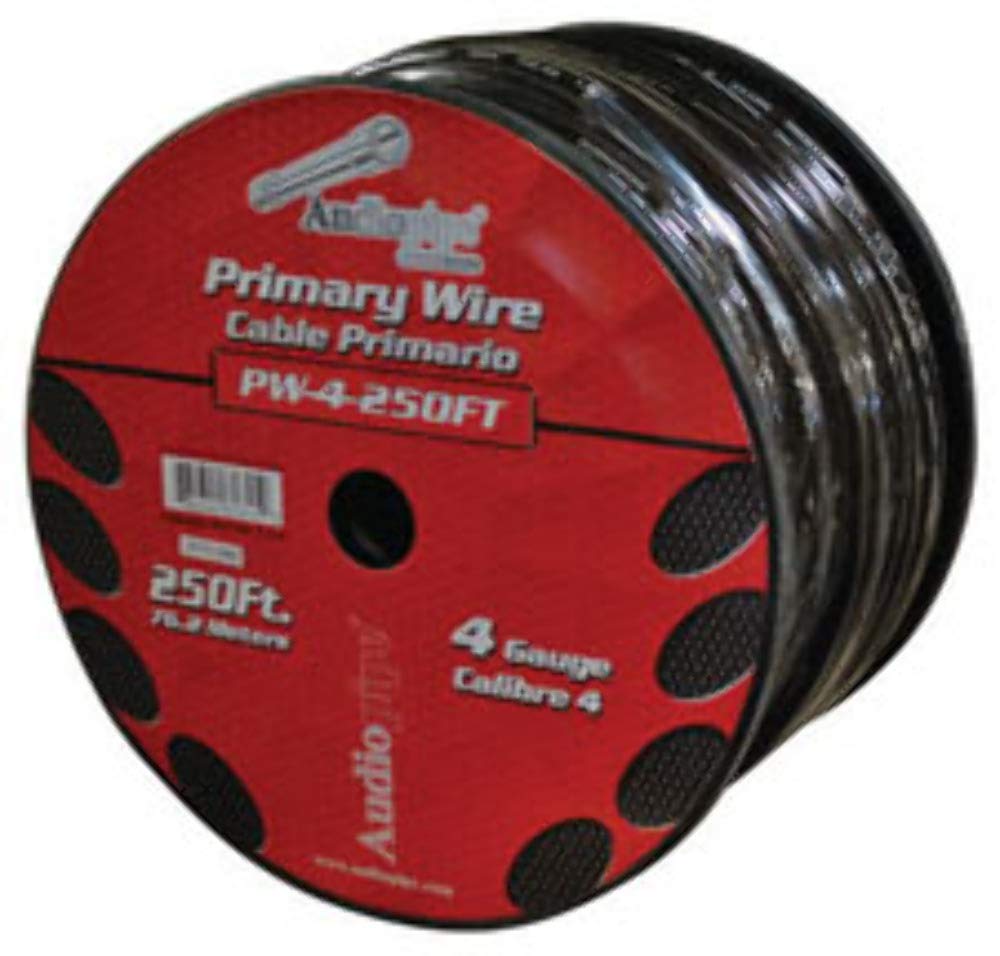 Audiopipe PW4BK Power Wire 4 Gauge 250 Foot  Black
