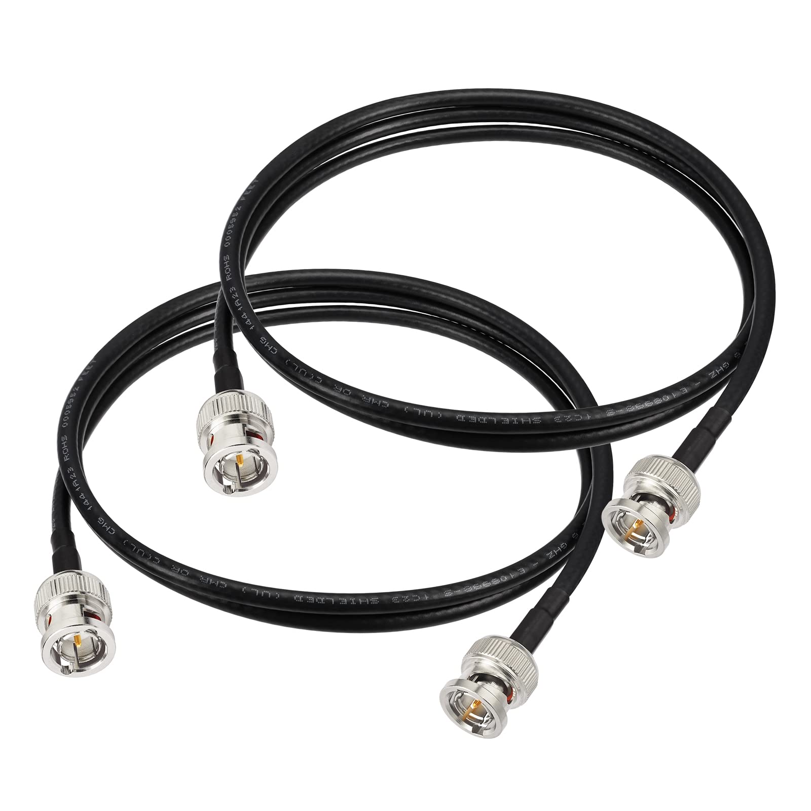 Superbat 3G/6G HD SDI Cable BNC Cable 3ft Thin Short (Belden 1855A) Supports HD-SDI/3G-SDI/4K/8K Camera Recorder Precision SDI Video Cable (2pcs)