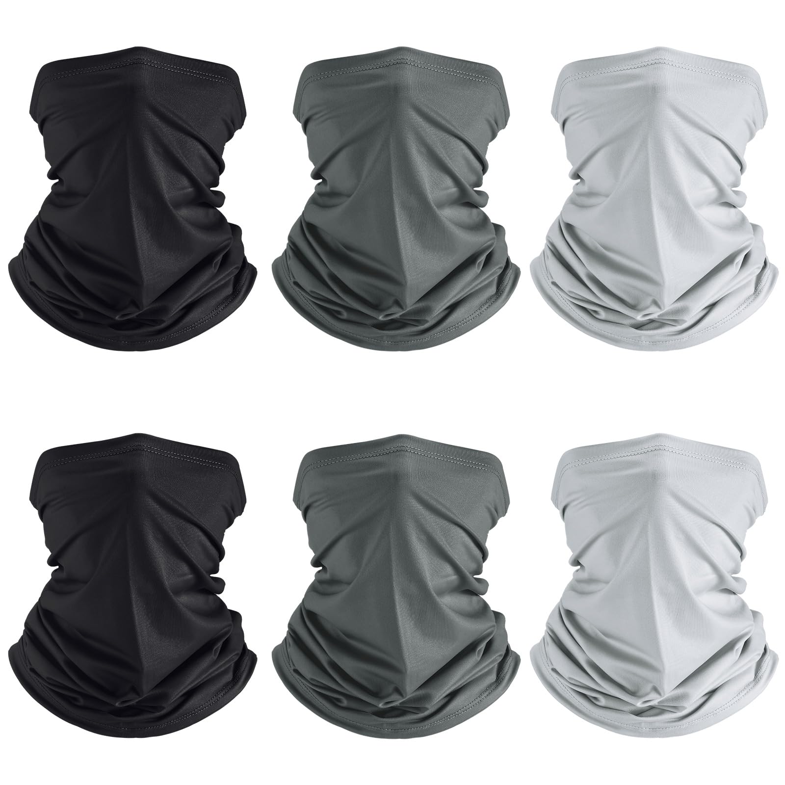Geyoga Neck Gaiter Cooling Face Bandana Mask for Men Classic Color