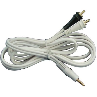 Audiopipe IP356 3.5mm 6' Right Angle RCA Cable Plug
