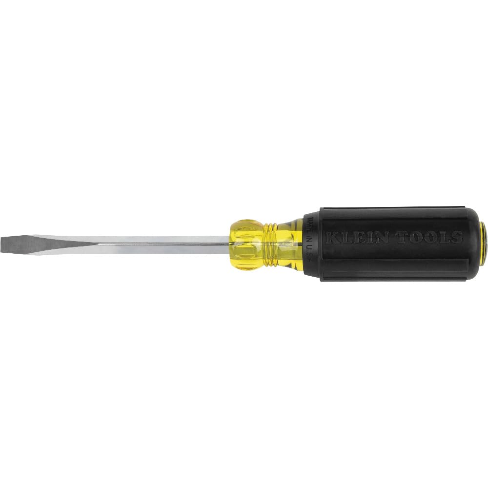 Klein Tools 600-4 1/4-Inch Keystone Cushion-Grip Screwdriver, Made in USA