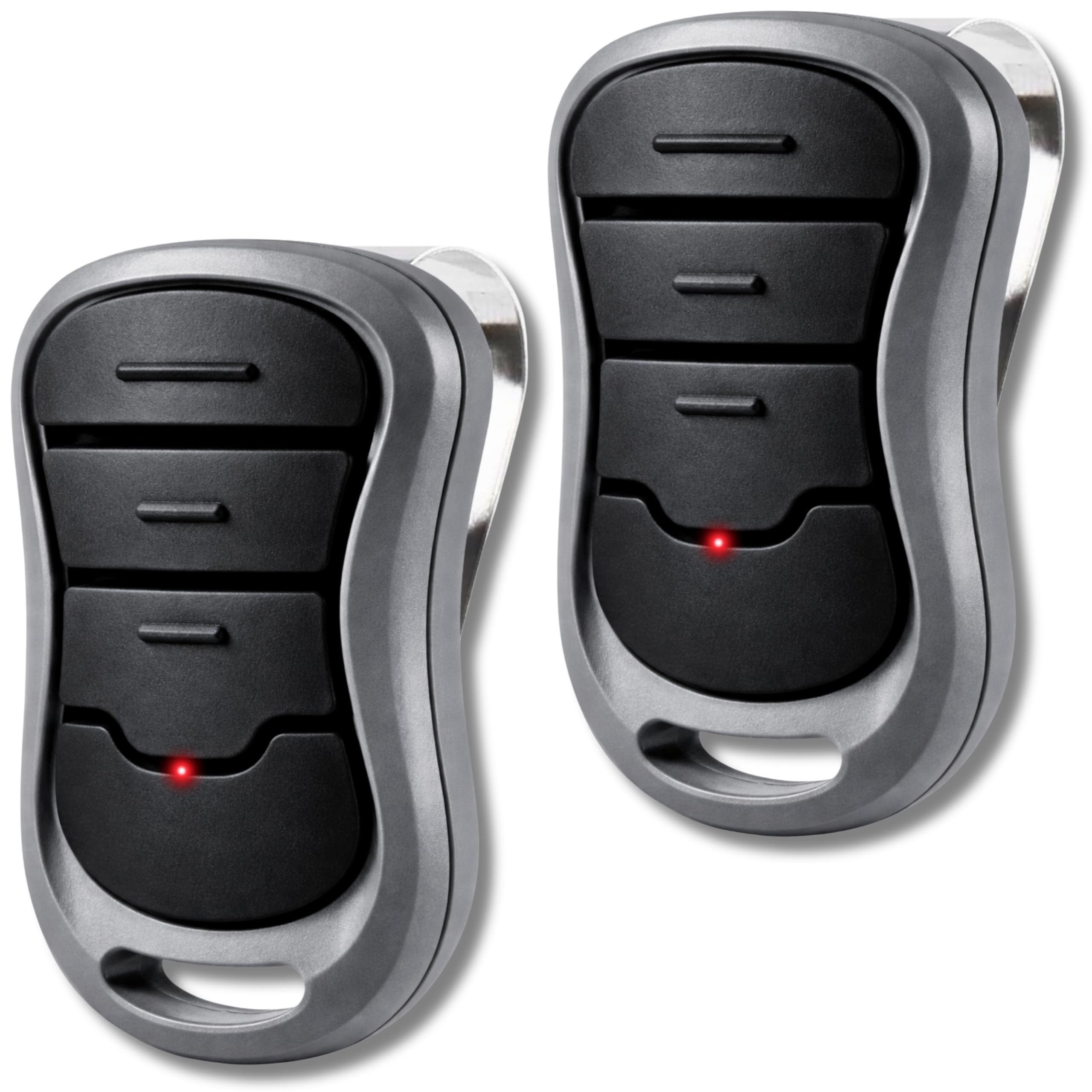 2X for Genie Intellicode Garage Door Remote, G3T-BX G3T-R 3-Button Genie Garage Door Opener Remote Replacement, Auto-Seek Dual Frequency (1997-Present)