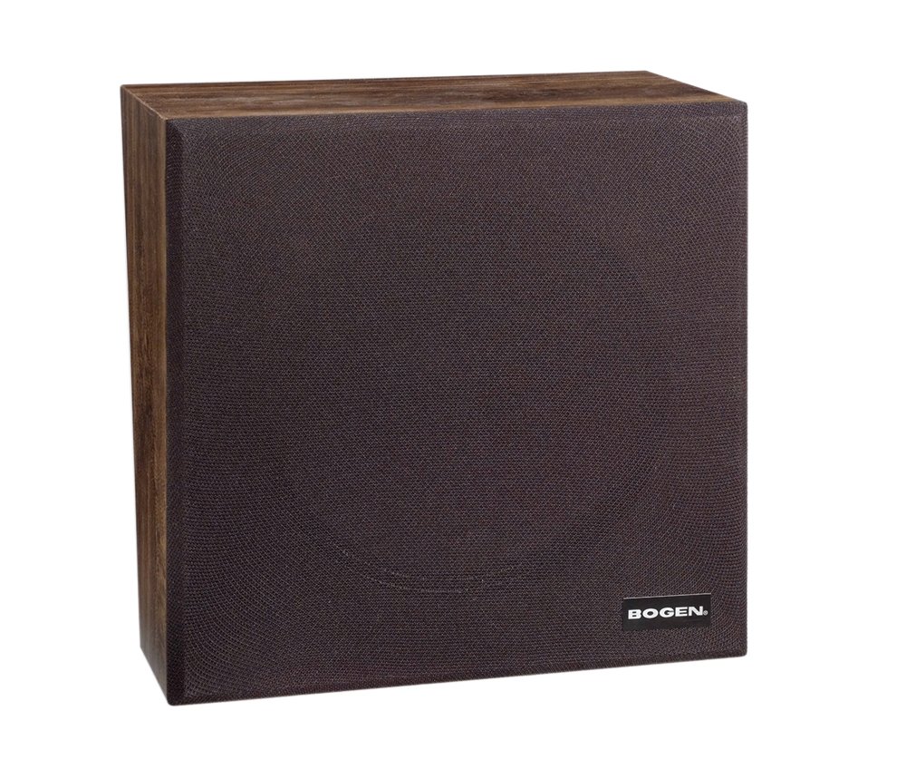 Bogen WB1EZ Bogen Wall Baffle Speaker  Walnut