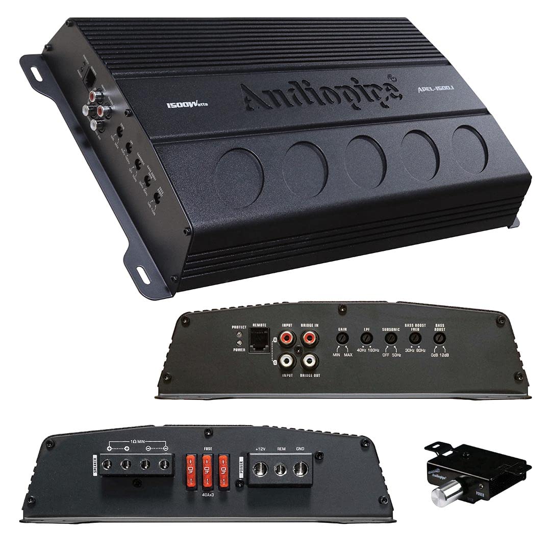 Audiopipe APEL15001 Mono Block Amplifier, 1500 Watts