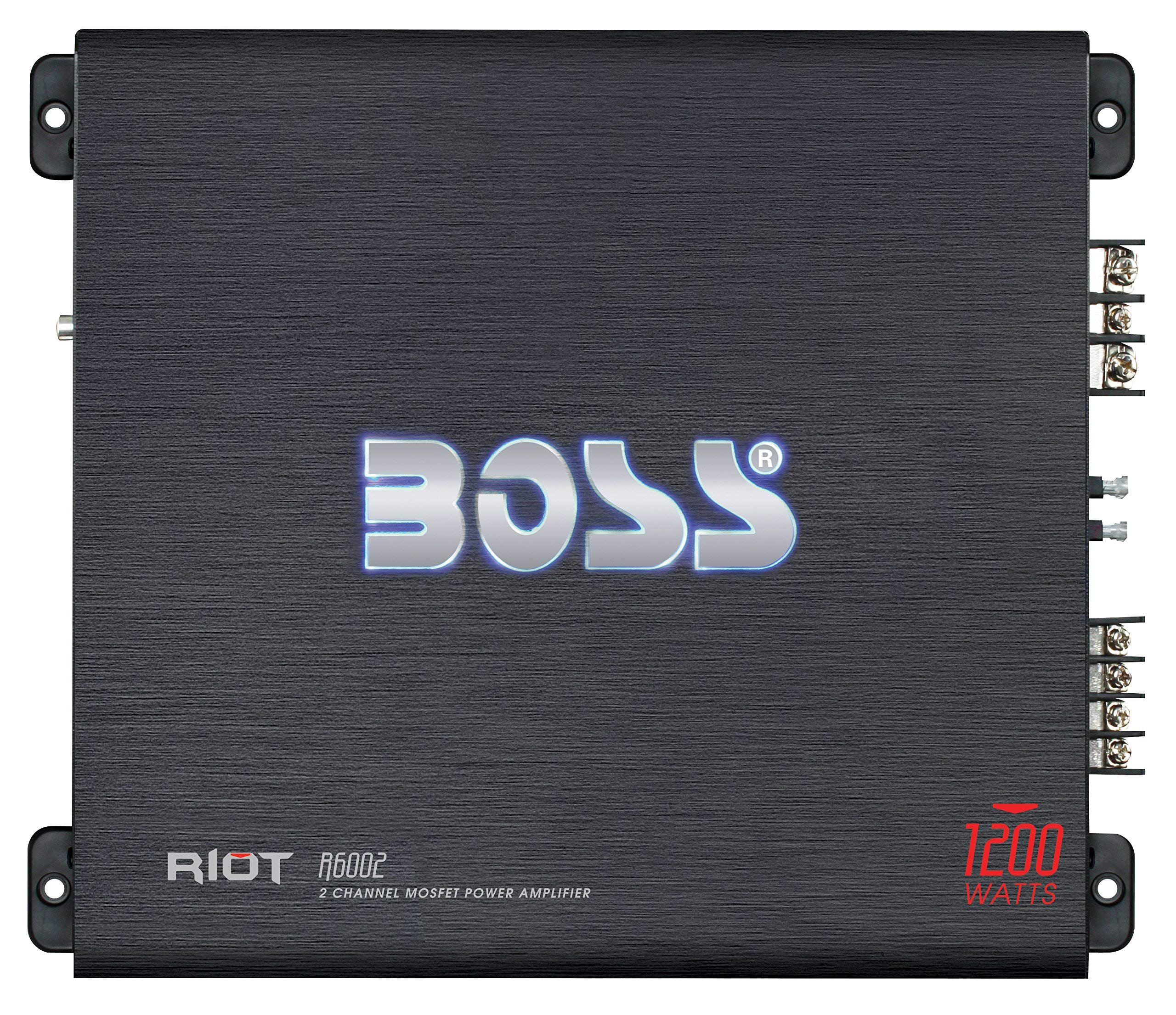 Boss Audio R6002 1200 Watt 2 Channel Riot Amplifier