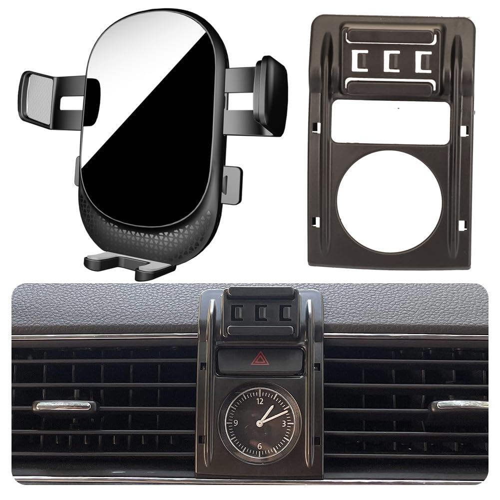 MikeHam Car Phone Holder for Volkswagen Passat Auto Accessories [Only for VW 2012-2017 Passat] [Auto Lock Hands Free Cell Phone Mount Car fits for iPhone & All Smartphones]