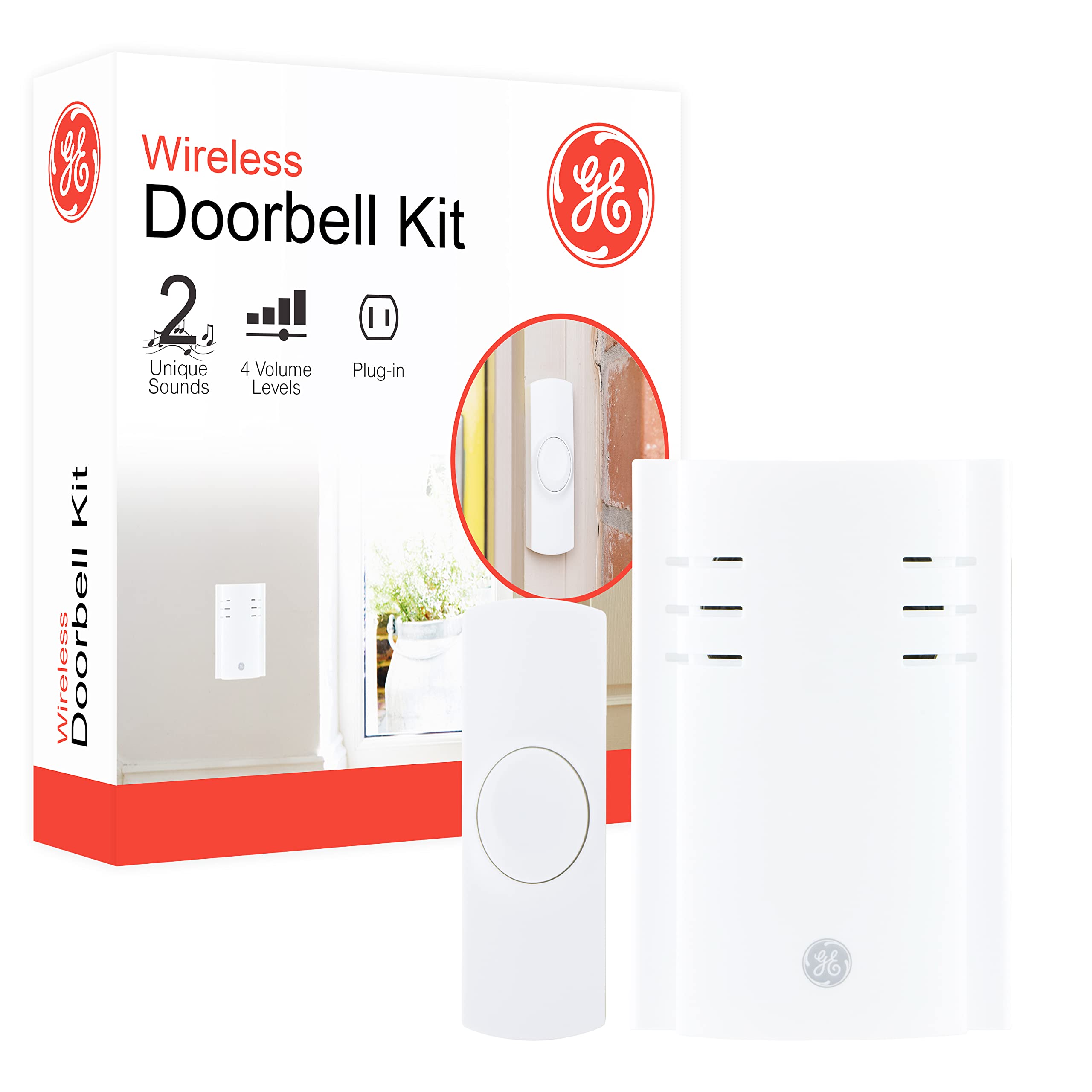 GE 19298 Pushbutton Doorchime 2 Melody