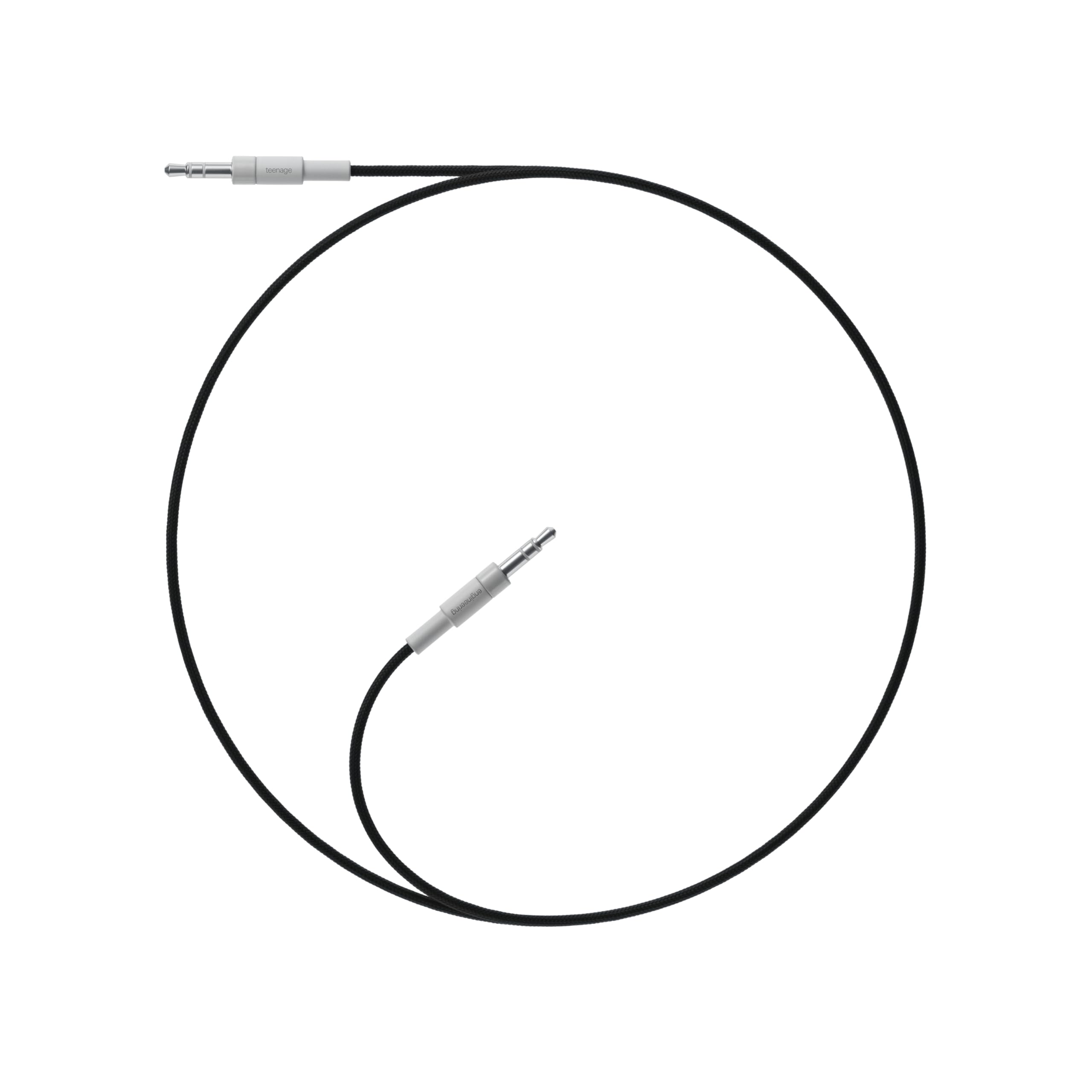 Teenage Engineering Textile Audio Cable 3.5 mm - 3.5 mm, 1200 mm | 47 in (Black)